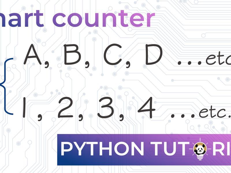 Python Tutorial source code for Smart string counter